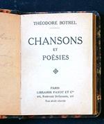 Chansons et poesies