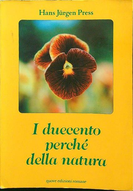 I duecento perchè della natura - copertina