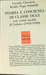 Storia e coscienza di classe oggi