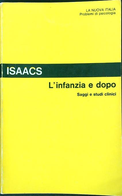 L' infanzia e dopo - Susan Isaacs - copertina