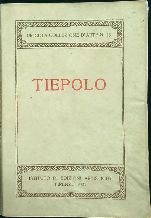 Tiepolo - copertina