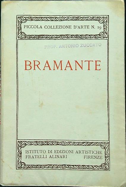 Bramante - copertina