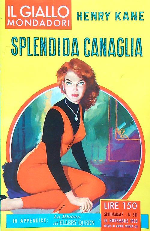 Splendida canaglia - Henry Kane - copertina