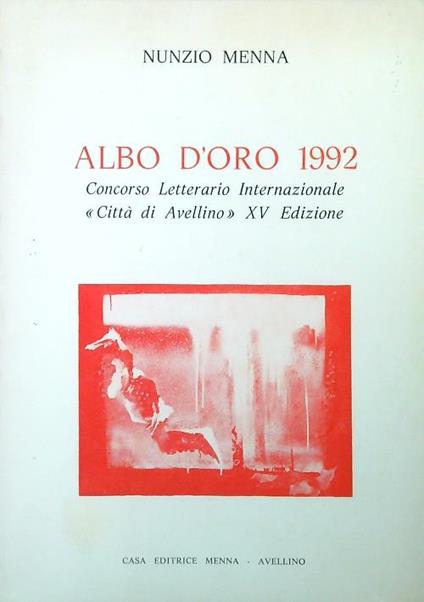Albo d'oro 1992 - Nunzio Menna - copertina