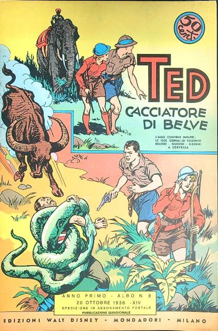 Ted cacciatore di belve - copertina