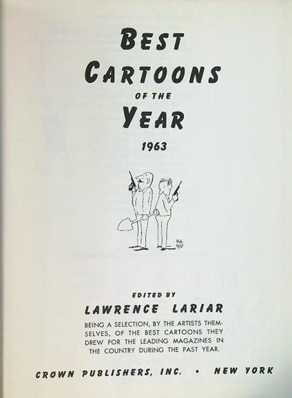 Best cartoons of the year 1963 - copertina