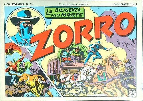 Zorro n. 1 - La diligenza della morte - copertina