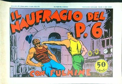 Il naufragio del P. 6. Con Fulmine - copertina