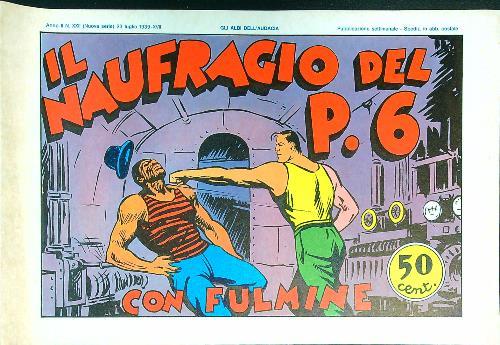 Il naufragio del P. 6. Con Fulmine - copertina