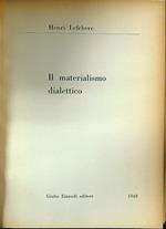 Il materialismo dialettico