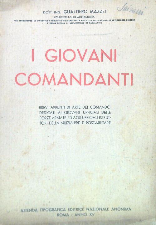 I giovani comandanti - copertina