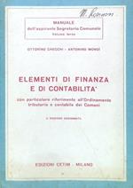 Elementi di finanza e di contabilità