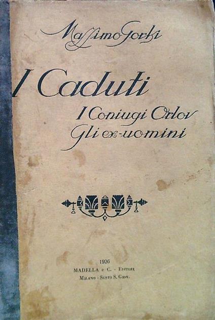 I Caduti - Massimo Gorki - copertina