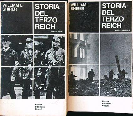 Storia del Terzo Reich 2 vv. - William Shirer - copertina