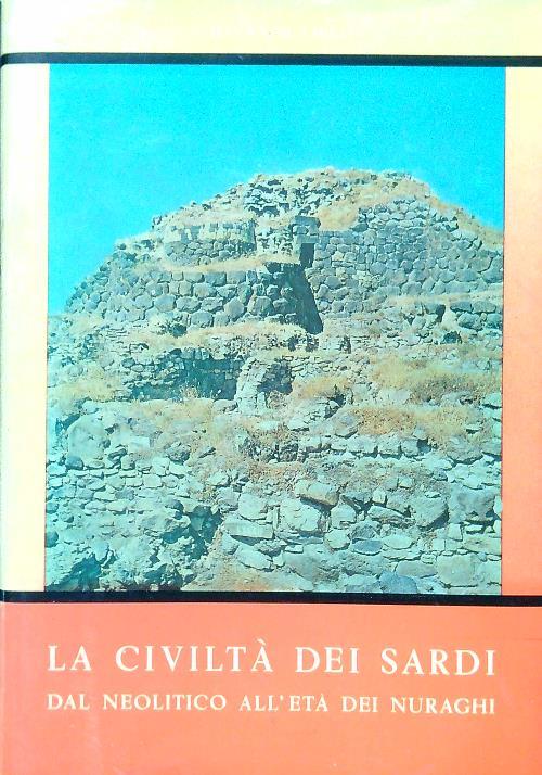 La civiltà dei Sardi - Giovanni Lilliu - copertina