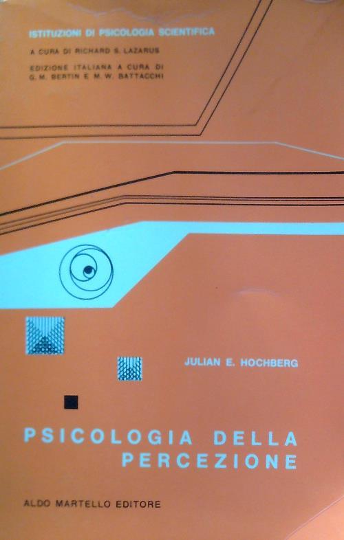Psicologia della percezione - Julian E. Hochberg - copertina