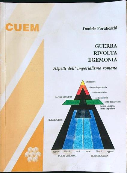 Guerra rivolta egemonia. Aspetti dell'imperialismo romano - Daniele Foraboschi - copertina