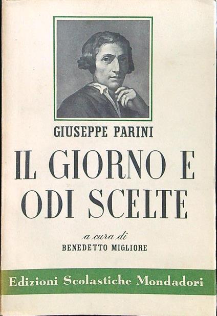 Il giorno e odi scelte - Giuseppe Parini - copertina