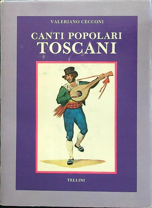 Canti popolari toscani - Valeriano Cecconi - copertina