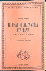 Il teatro all'antica italiana