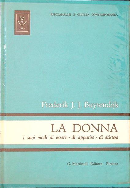 La donna - Frederik Buytendijk - copertina