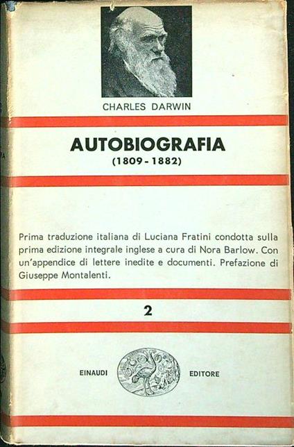 Autobiografia - Charles Darwin - copertina