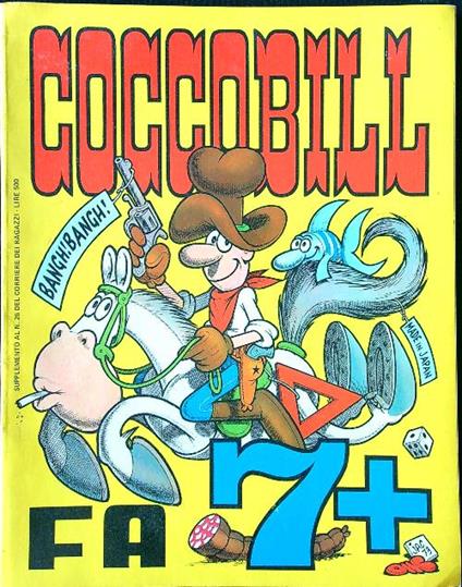 Coccobill fa 7+ - Benito Jacovitti - copertina