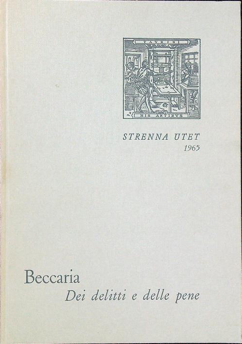 Strenna Utet 1965. Beccaria: Dei deitti e delle pene - Cesare Beccaria - copertina