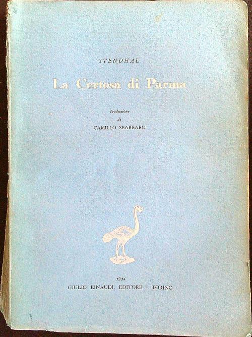 La Certosa di Parma - Stendhal - copertina