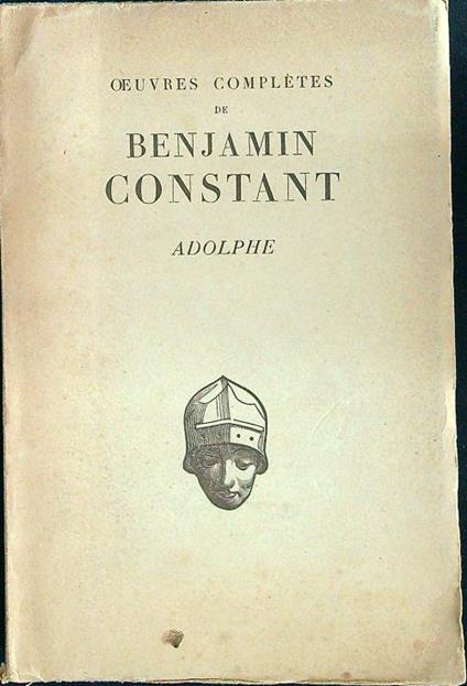 Adolphe - Benjamin Constant - copertina