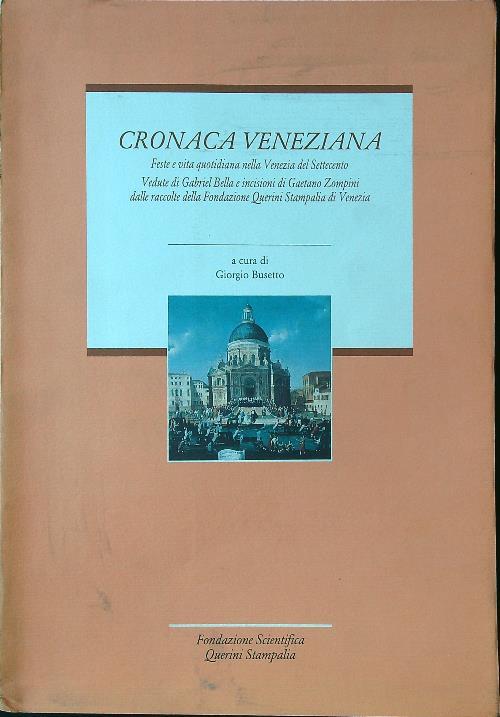 Cronaca veneziana - Giorgio Busetto - copertina