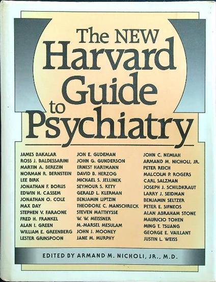 The new Harvard guide to psychiatry - copertina