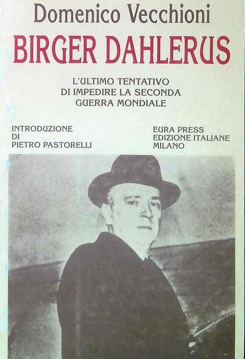 Birger Dahlerus - Domenico Vecchioni - copertina