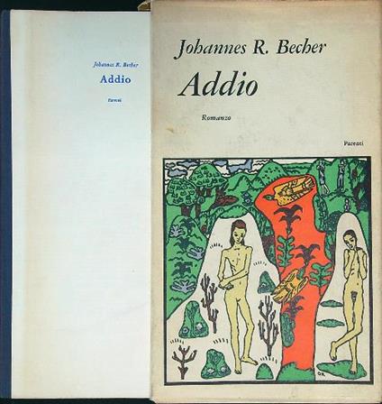 Addio - Johannes R. Becher - copertina