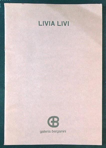 Livia Livi gennaio 1975 - Mario De Micheli - copertina