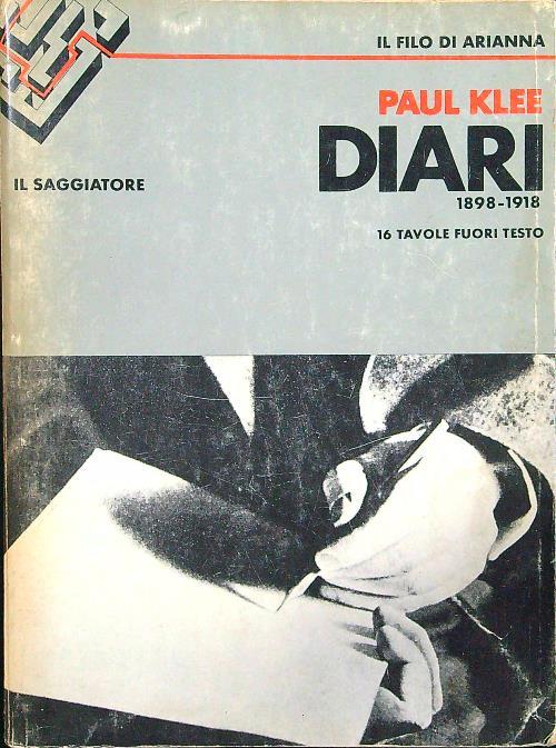 Diari 1898-1918 - Paul Klee - copertina