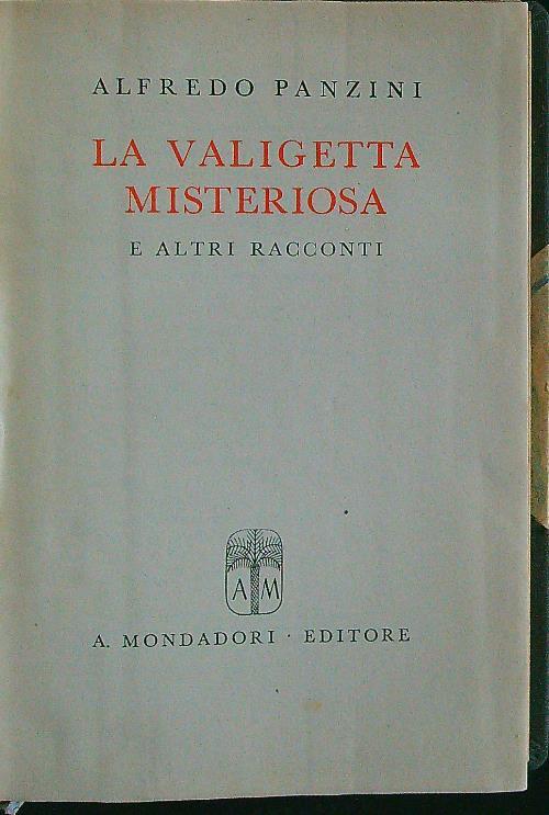 La valigetta misteriosa - Alfredo Panzini - copertina