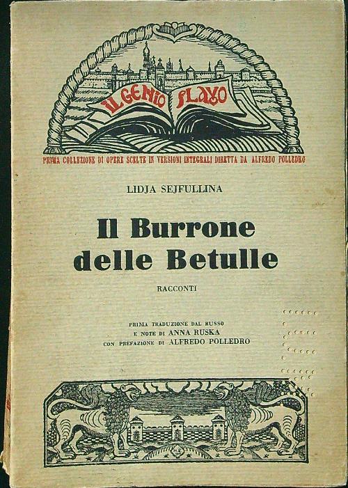 Il burrone delle betulle - Lidja Sejfullina - copertina