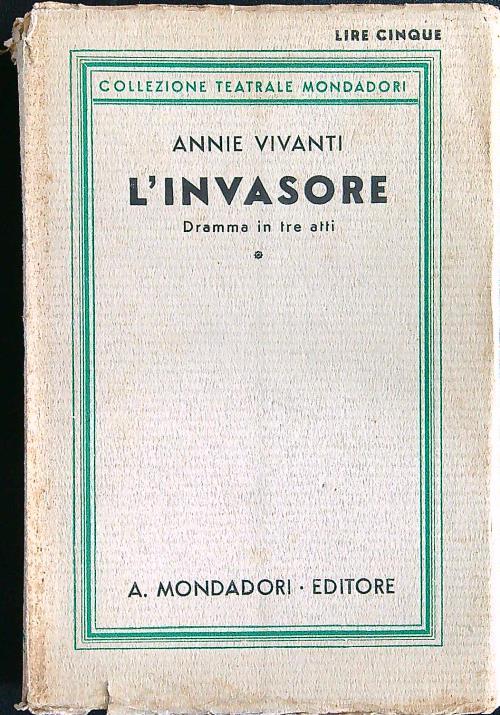 L' invasore - Annie Vivanti - copertina