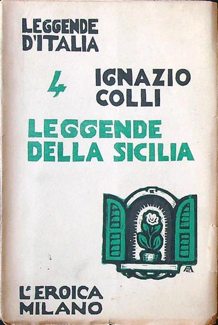 Leggende della Sicilia - Ignazio Colli - copertina
