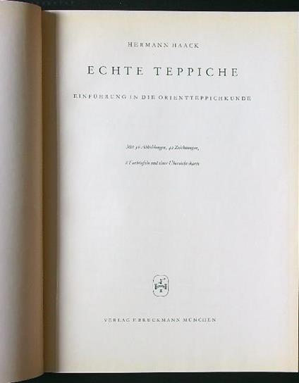 Echte Teppiche - Hermann Haack - copertina