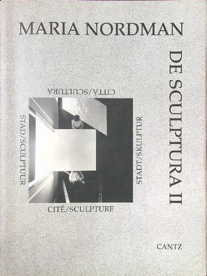 De Sculptura II - Maria Nordman - copertina