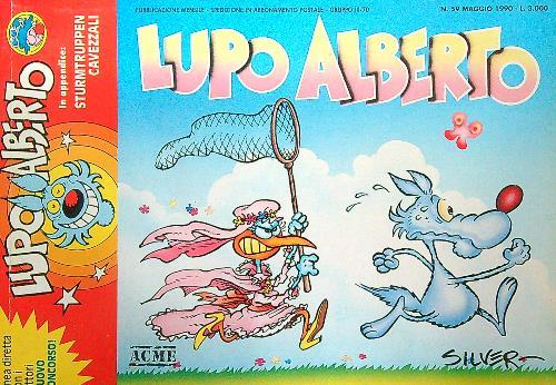 Lupo Alberto n. 59/mag 1990 - Silver - copertina