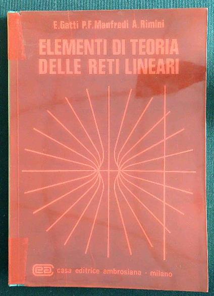 Elementi di teoria delle reti lineari - Gatti - copertina