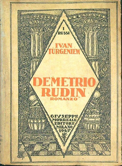 Demetrio Rudin - Ivan Turgeniew - copertina