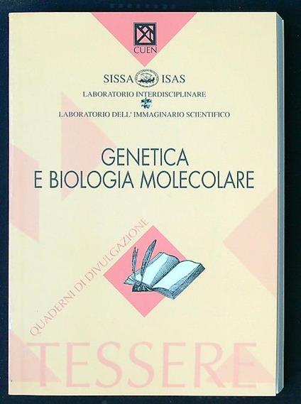 Genetica e biologia molecolare - copertina