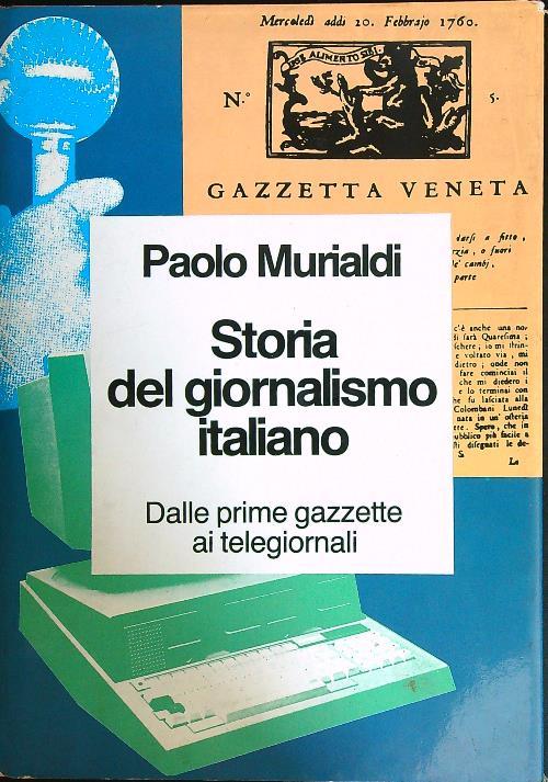 Storia del giornalismo italiano - Paolo Murialdi - copertina