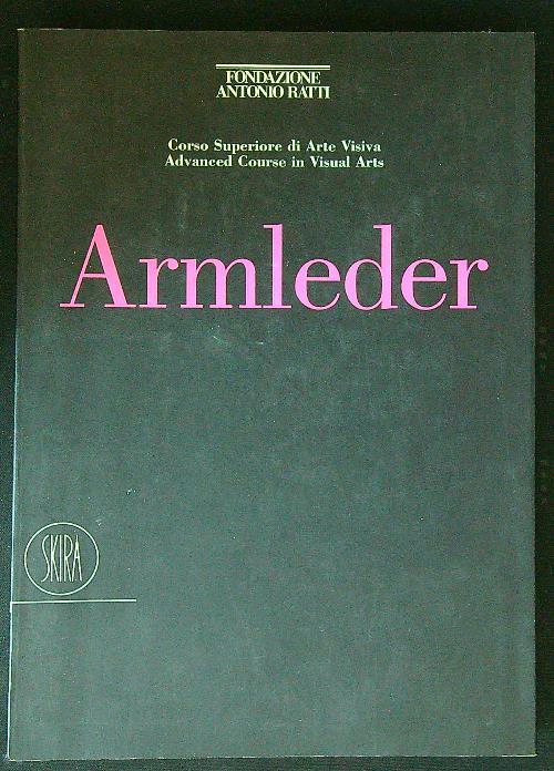 Armleder. Corso superiore di Arte Visiva - copertina