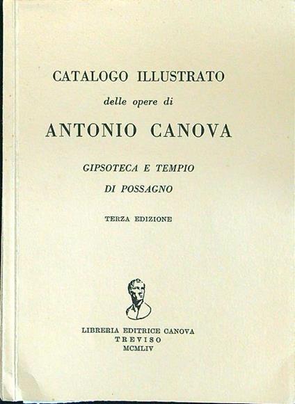 Catalogo illustrato delle opere di Antonio Canova - copertina