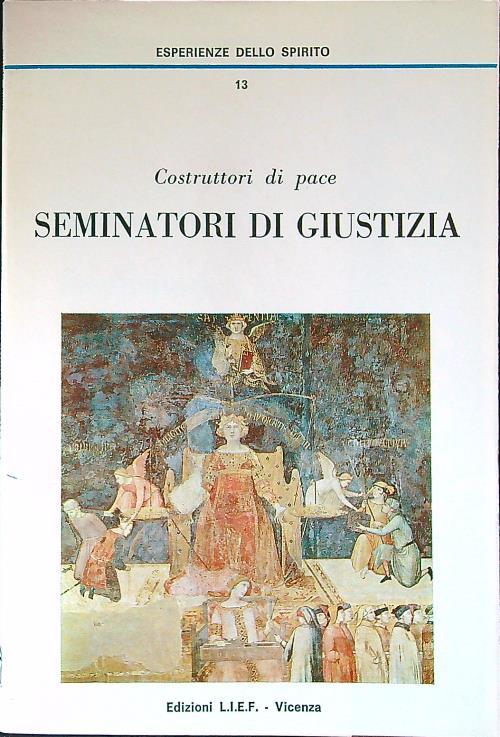 Costruttori di pace - Seminatori di giustizia - copertina